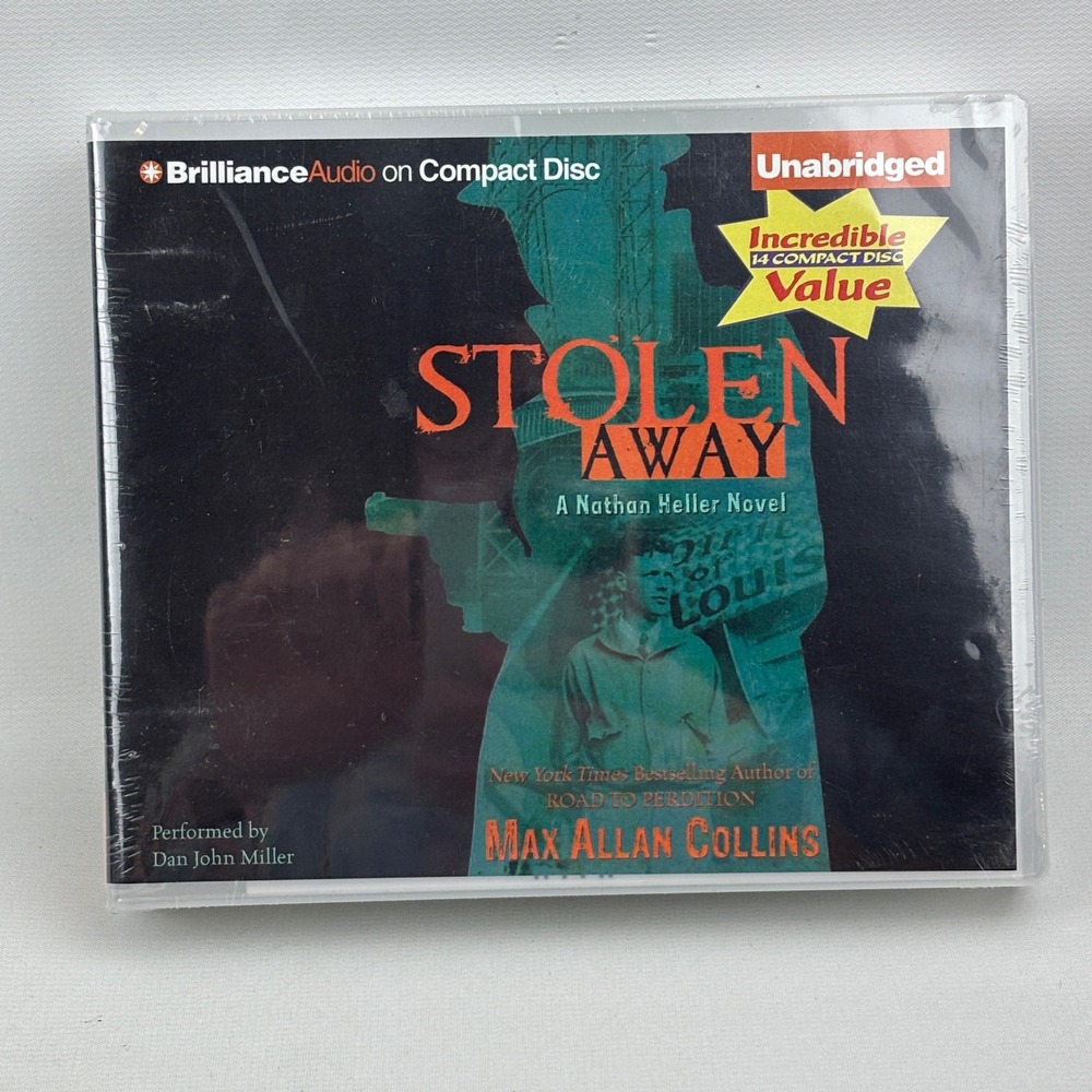 Stolen Away CD Audiobook Max Allan Collins 14 Disc Set Nathan Heller Unabridged